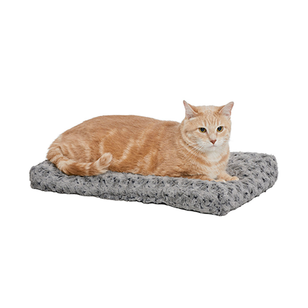 QuietTime Deluxe Ombr Swirl Pet Bed Grey 18 inch