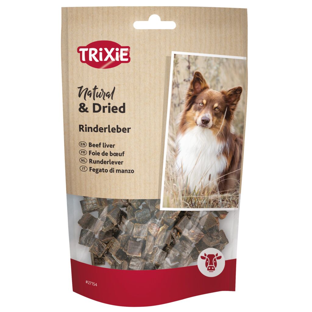 Trixie Natural & Dried Beef Liver Dog Treat 80G