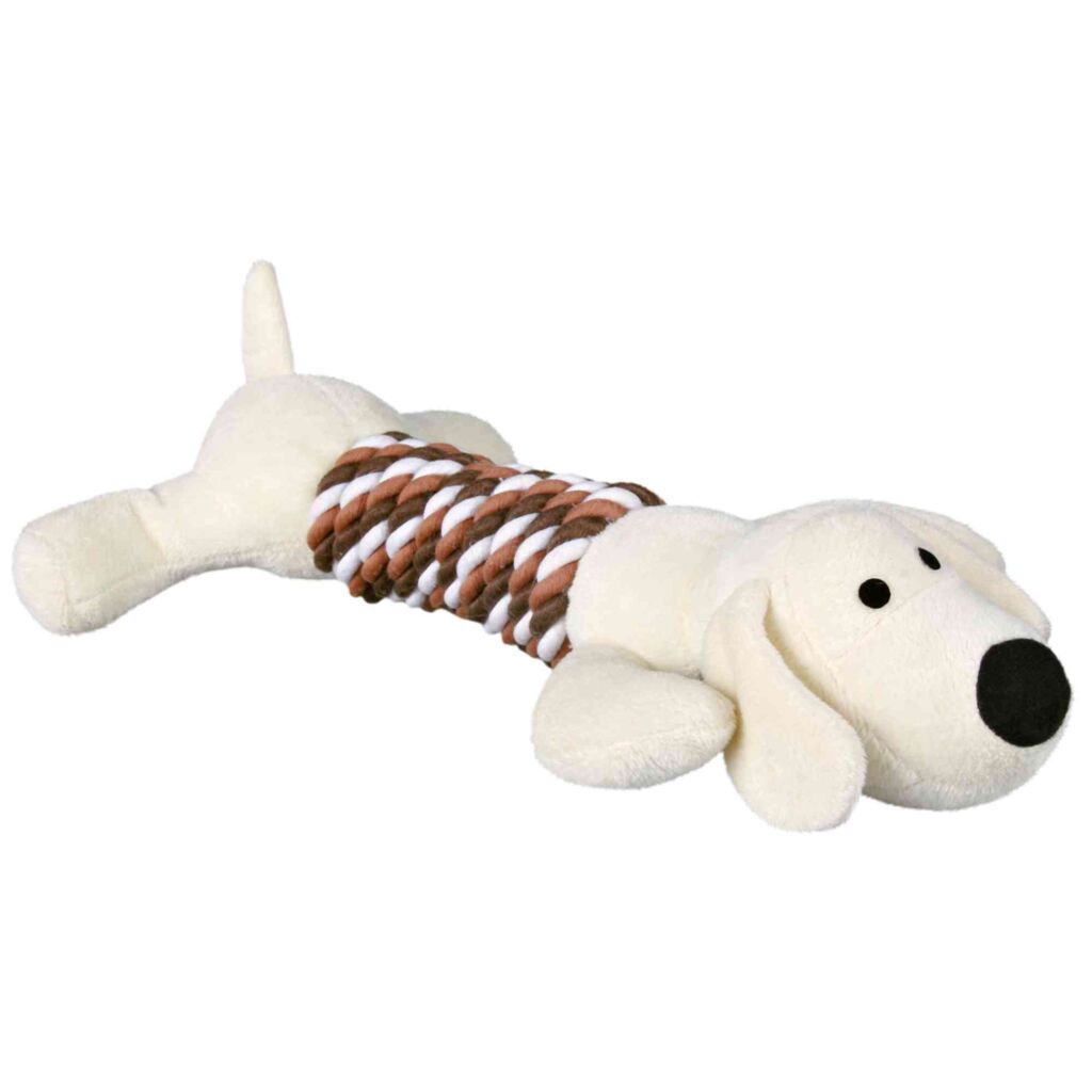 Trixie Dog with Rope Plush Dog Toy - 32CM