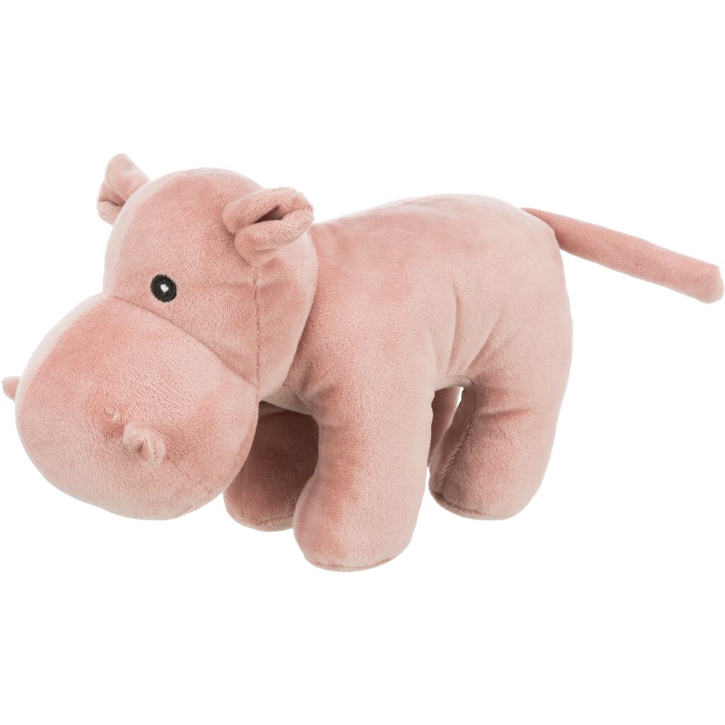 Trixie Hippo Plush Dog Toy - PINK/25CM