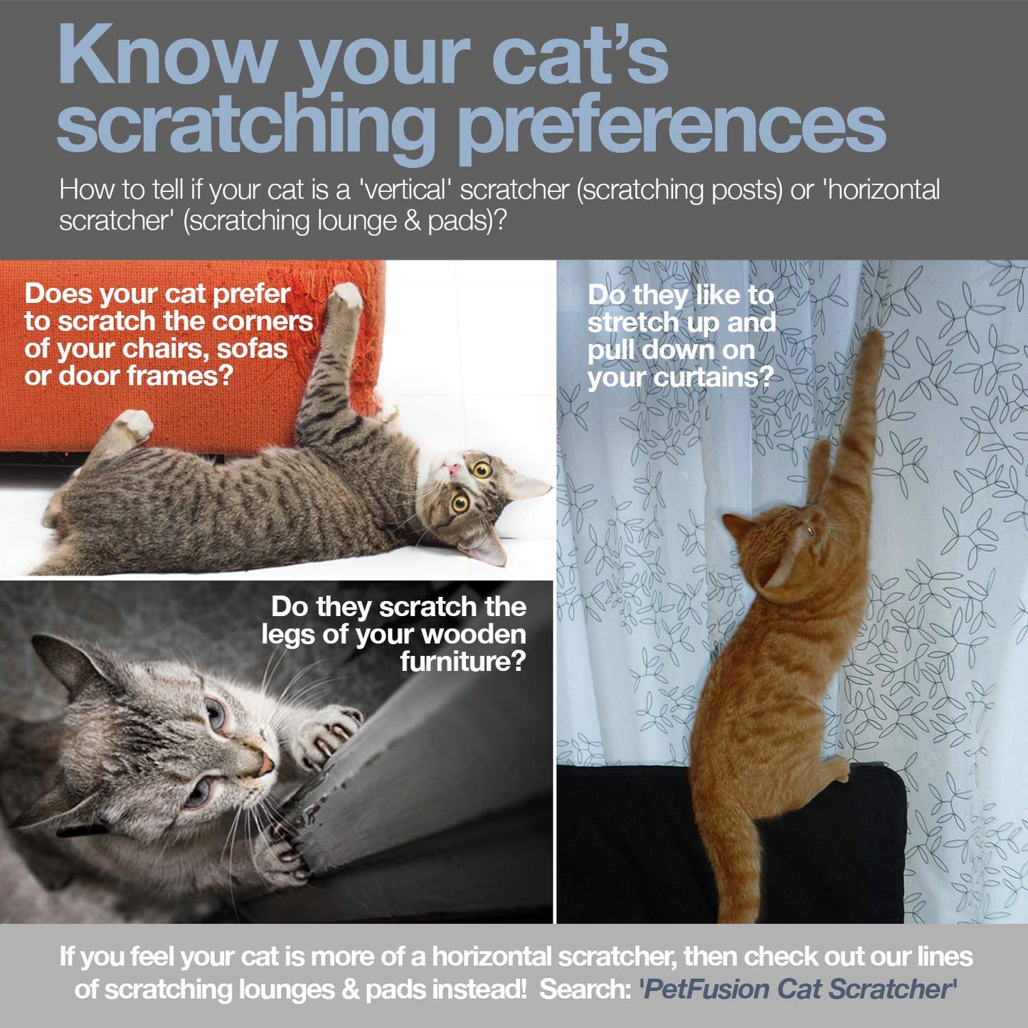 PetFusion 3-Sided Vertical Scratcher - Large