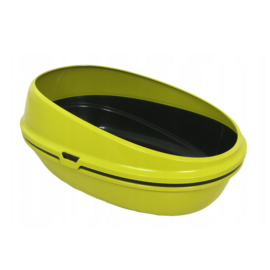 Pin Up Luxo Open Cat Litter Box (59cm × 39.5cm × 27cm) - Mustard