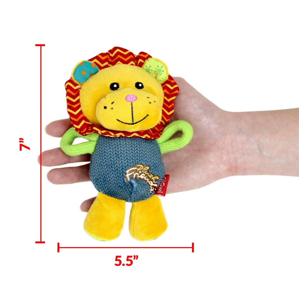 Gigwi Plush Friendz Dog Toy - Lion