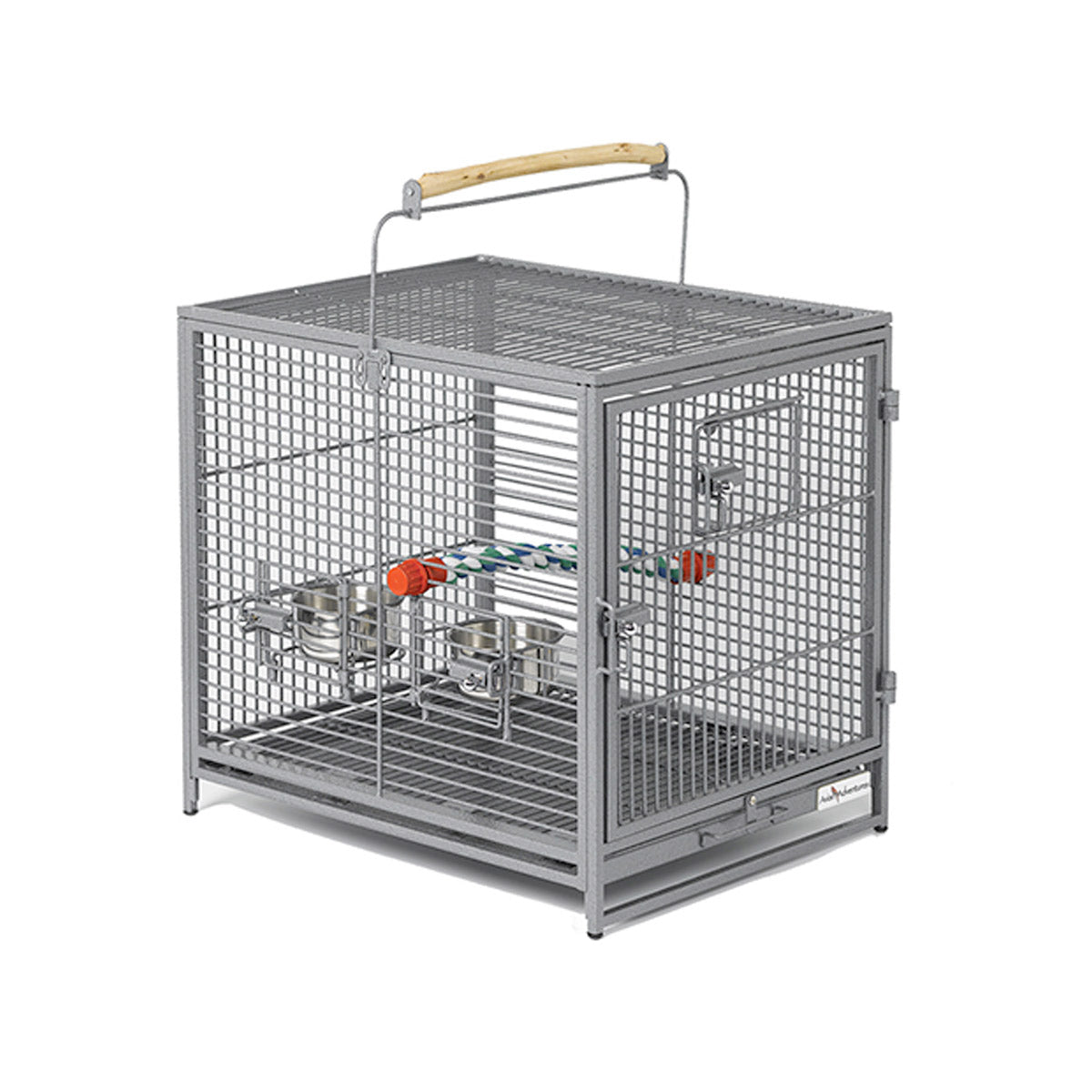 MidWest Avian Adventures Poquito Avian Hotel Bird Cage - Platinum