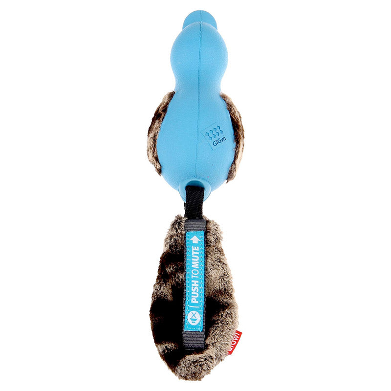 Push To Mute Duck with Plush Tail - Air Blue