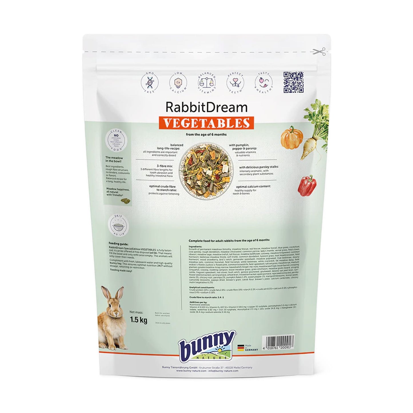 RabbitDream SPECIAL EDITION VEGETABLES 1.5 Kg