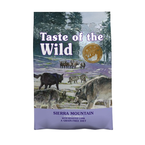 Taste of the Wild Grain Free High Protein Real Meat Recipe Sierra Mountain Premium Dry Dog Food
