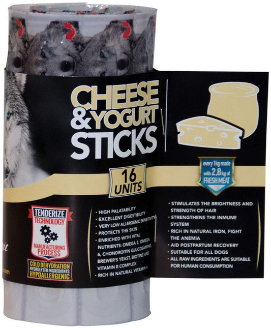Cheese & Yogurt Dog Treat Sticks -16pcs