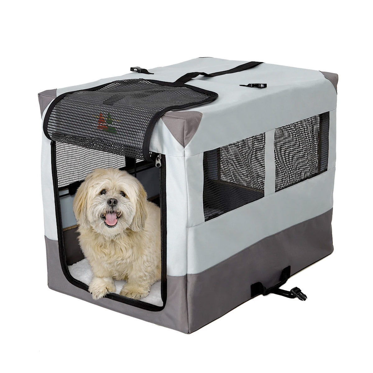 Canine Camper Sportable Tent Dog Crate, 30" L X 21.75" W X 24" H