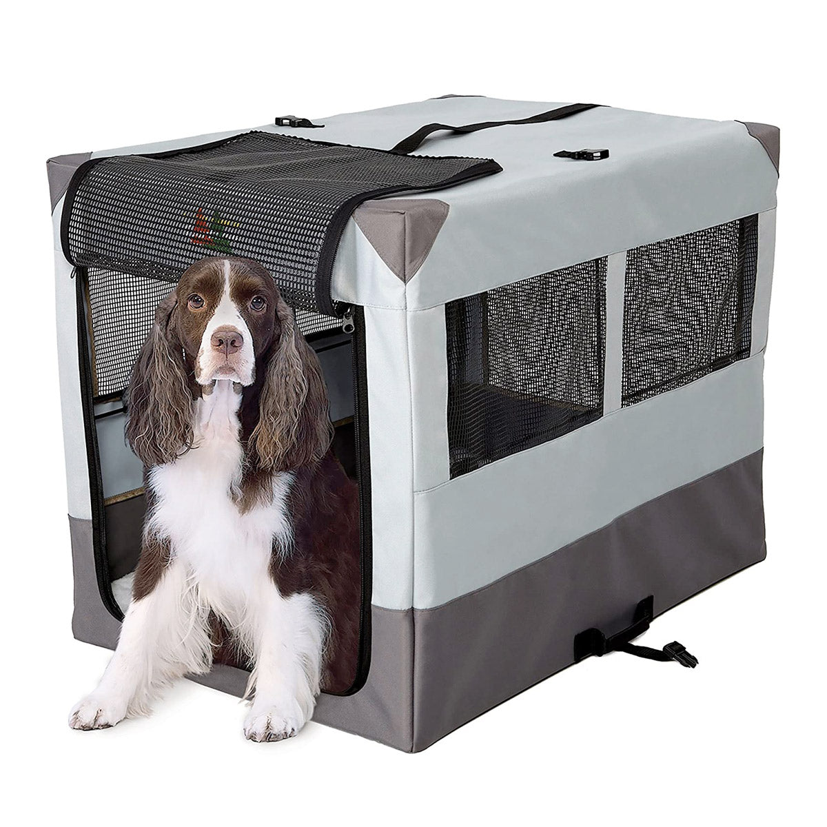Canine Camper Sportable Tent Dog Crate, 36" L X 25.5" W X 28" H
