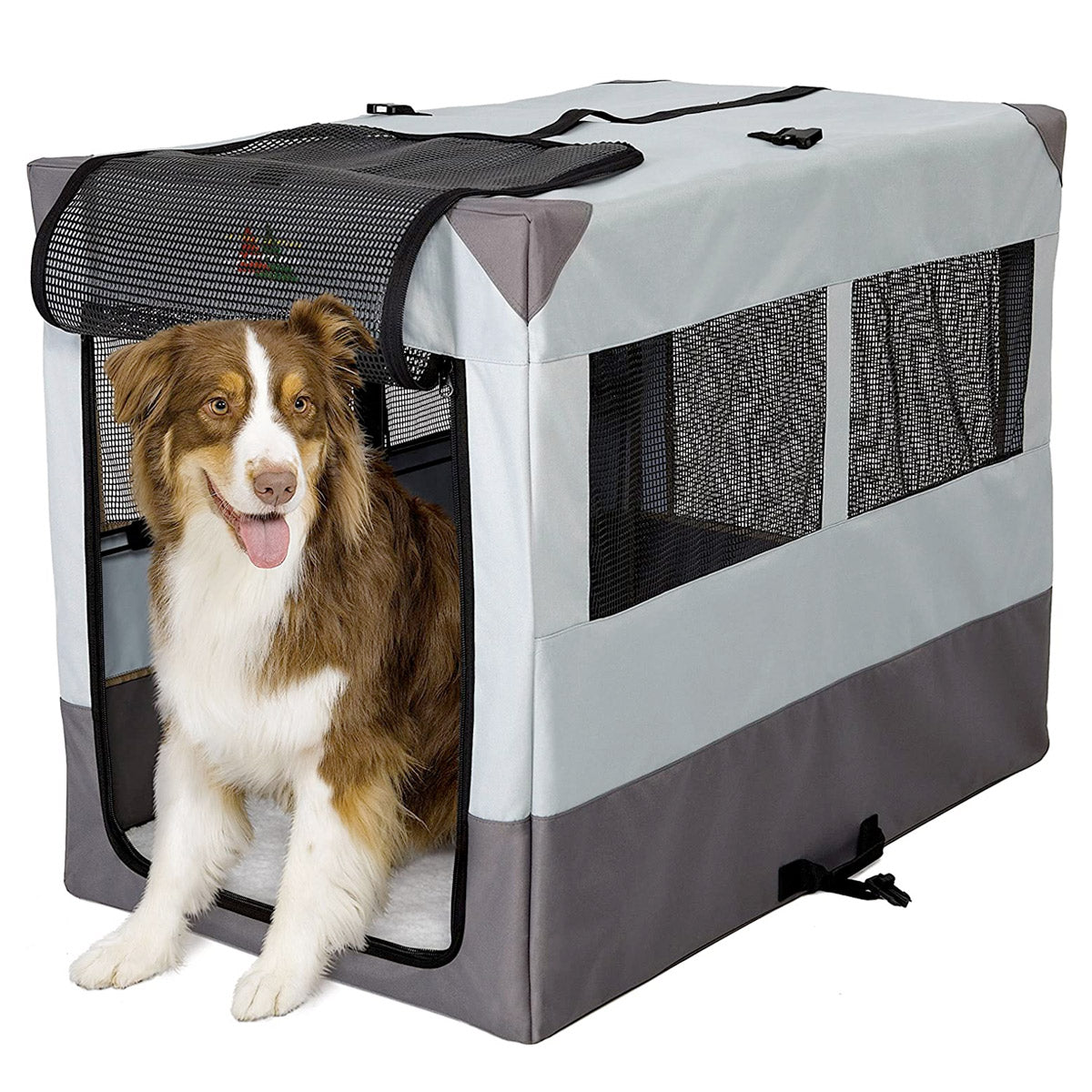 Canine Camper Sportable Tent Dog Crate, 42" L X 26" W X 32" H