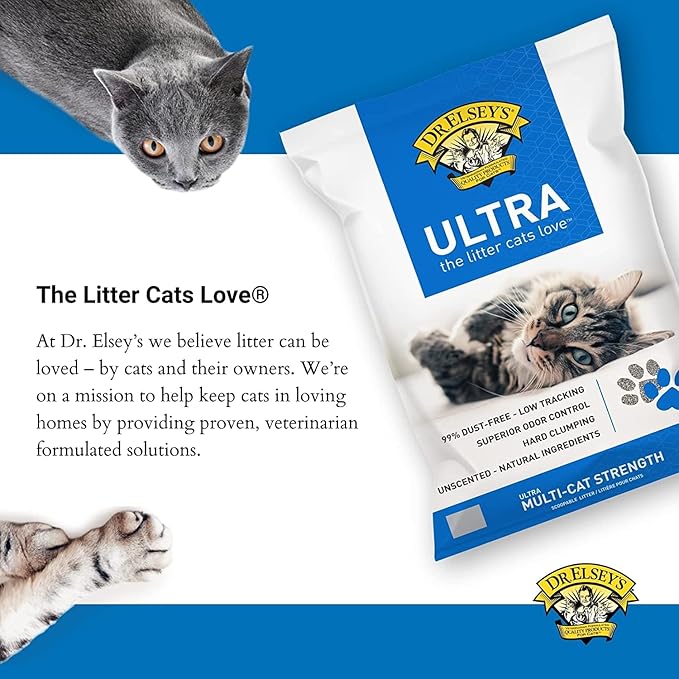Dr. Elsey's Premium Cat Litter Ultra - 8 Kg