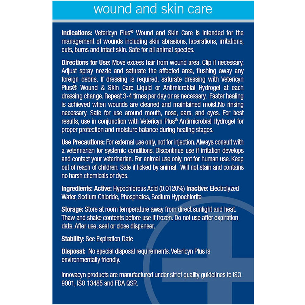 Vetericyn Plus Feline Antimicrobial Cat Wound & Skin Spray - 3oz