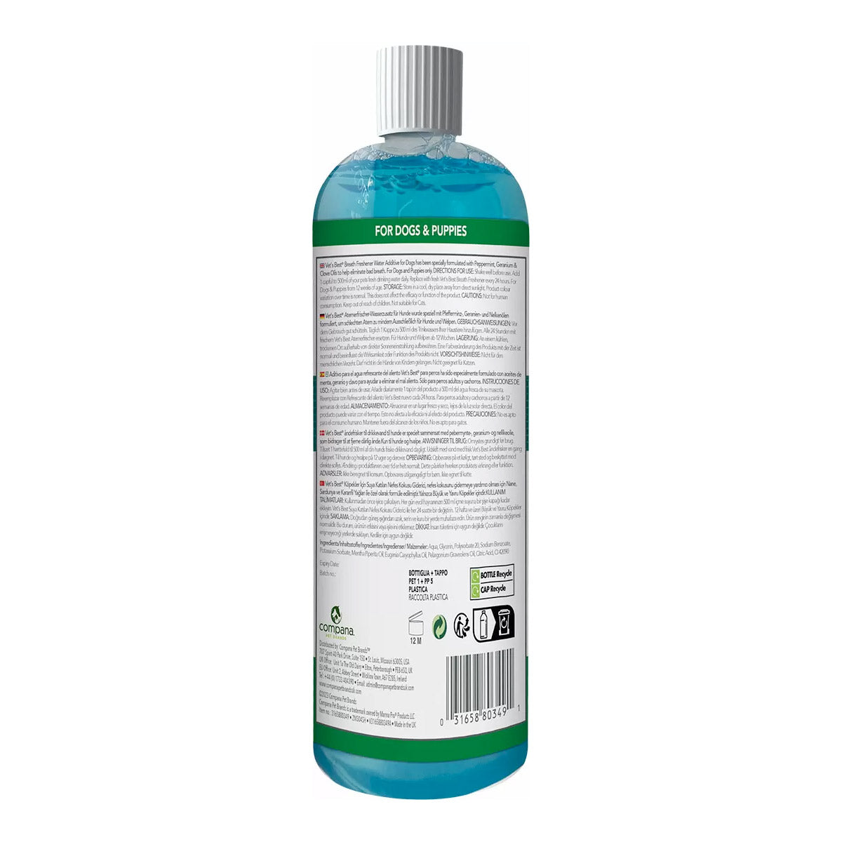 Vet's best Breath Freshener 500ml