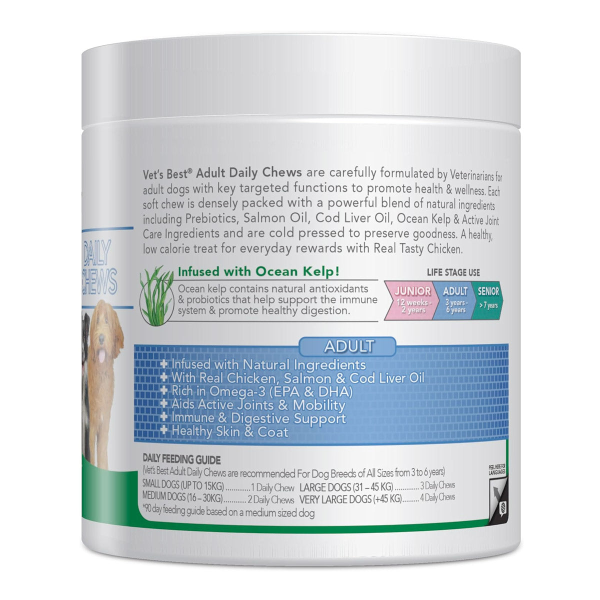 Vet's Best Daily Chews (180 Soft Chews) - Adult