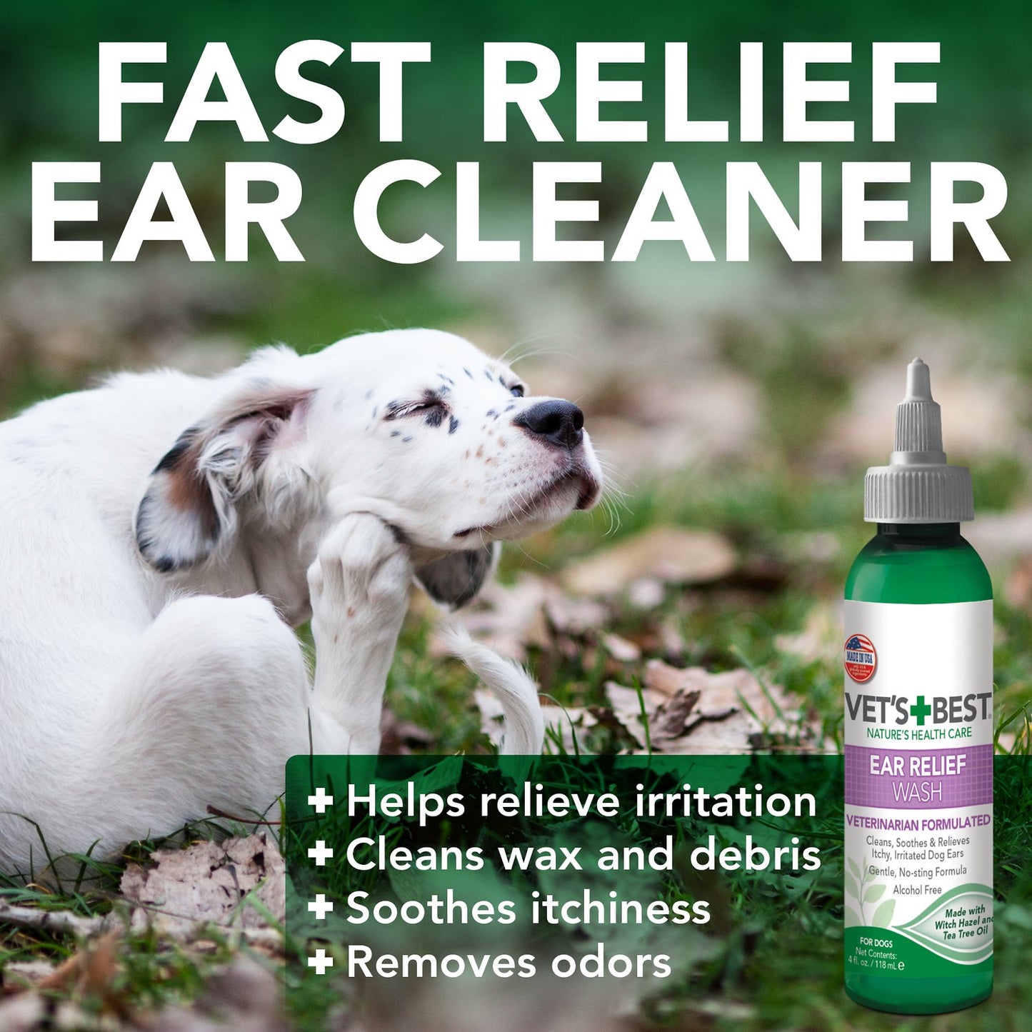 Vet's Best Ear Relief Wash (4oz)
