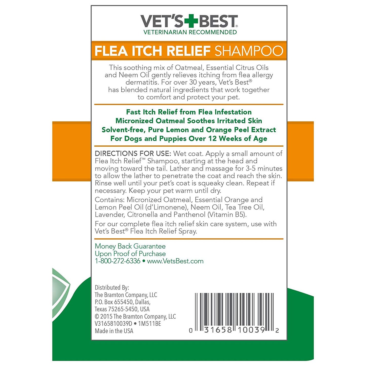Vet's Best Flea Itch Relief Shampoo 16-oz