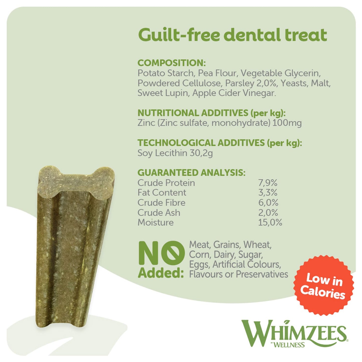 Whimzees Soft Daily Dental Dog Treats Value Bag -  X Small (56 pcs)