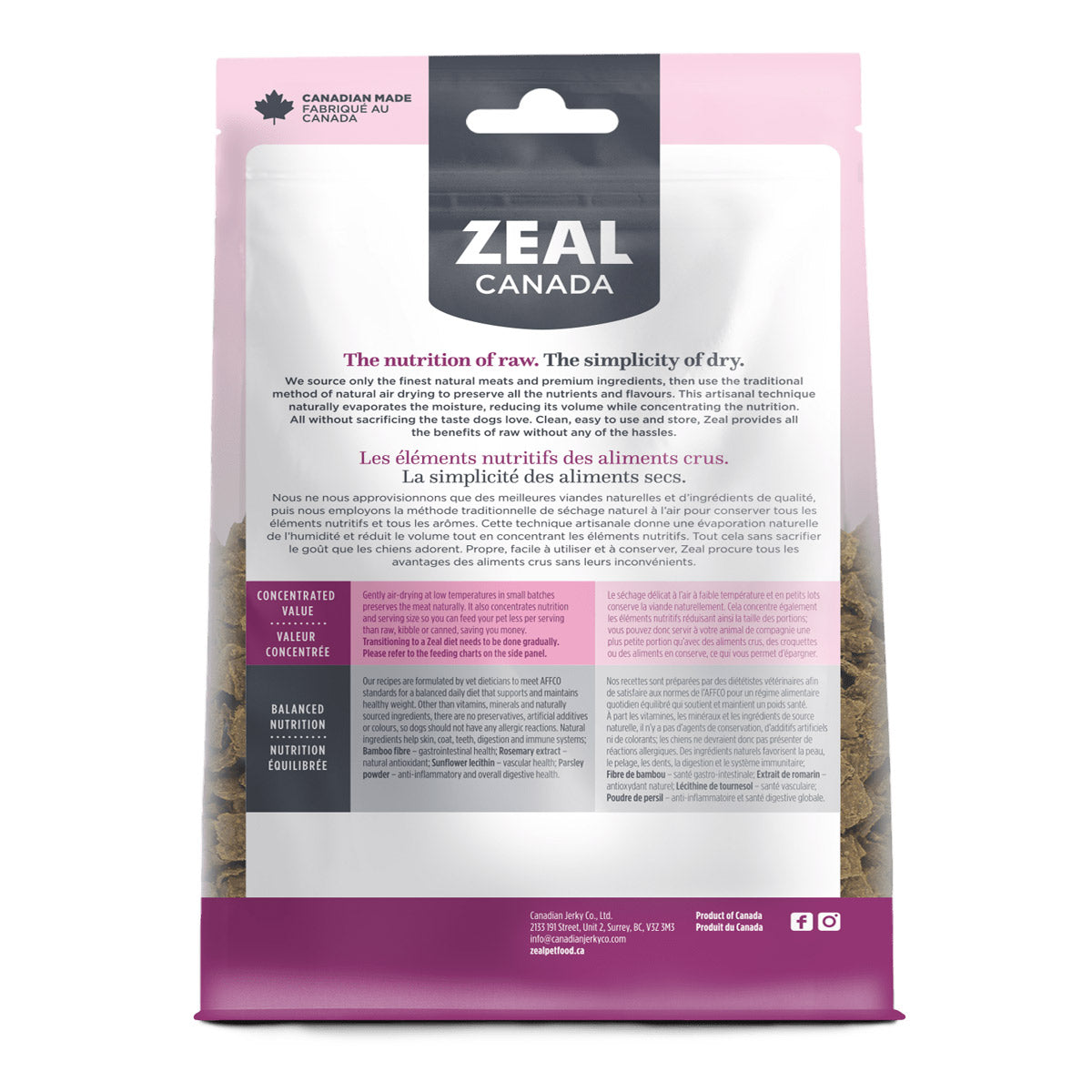 Zeal Gently Air-Dried Turkey Recipe for Dogs