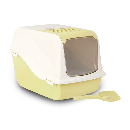 Cat Litter Box ARIEL(TOP FREE) - Yellow