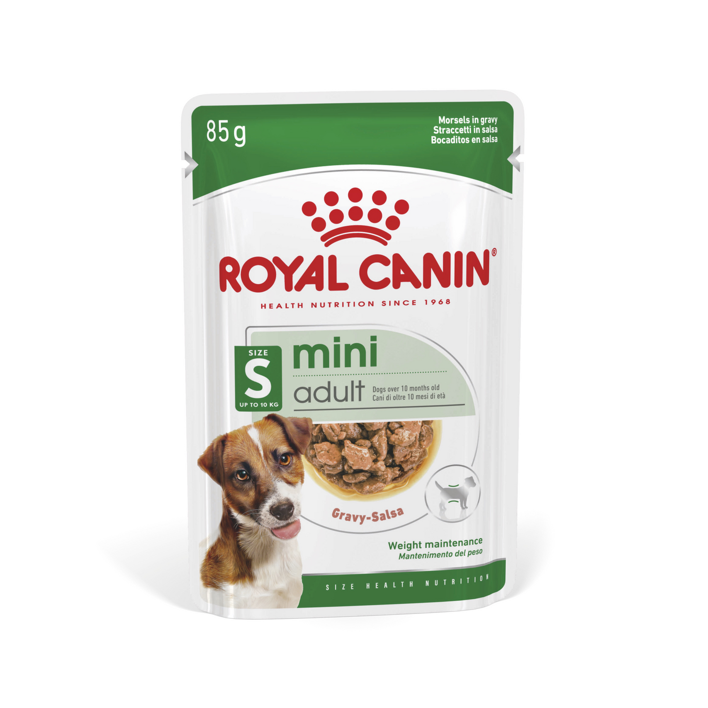 Royal Canin 12 x 85 gm Size Health Nutrition Mini Adult (Wet Food Pouches)