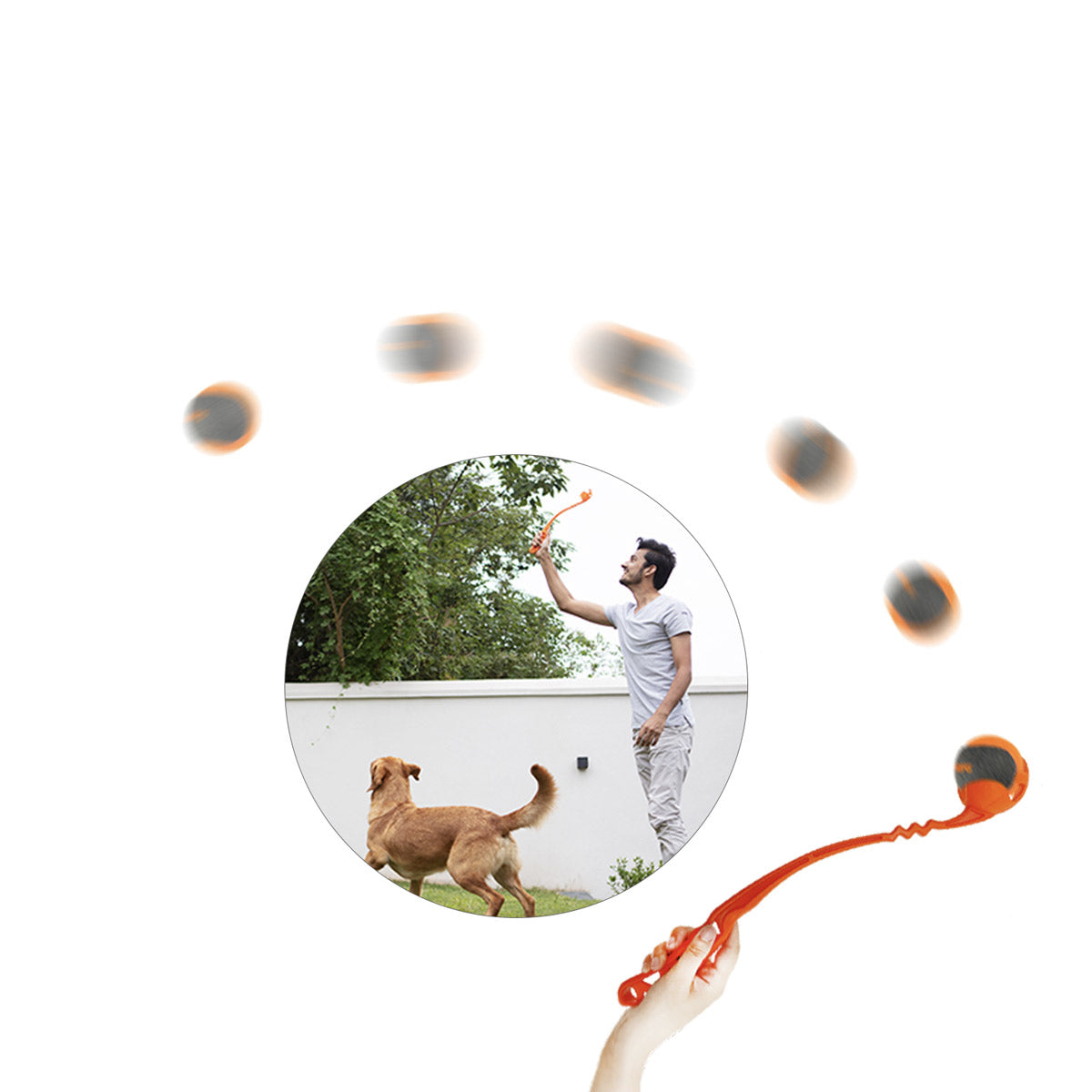 SKIPDAWG Dog Ball Launcher 18" (Medium)