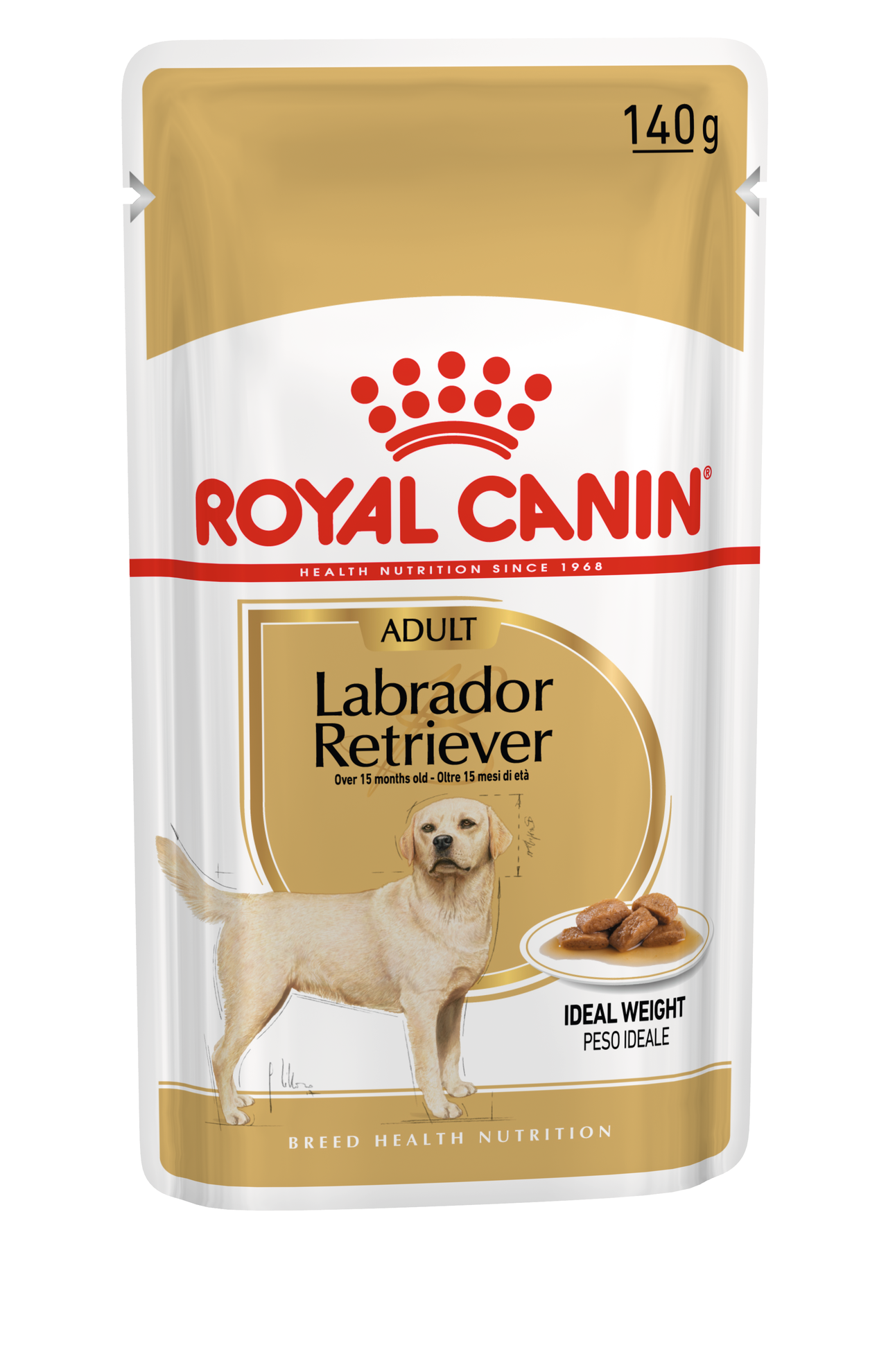 Royal Canin 10 x 140 gm Breed Health Nutrition Labrador (Wet Food Pouches)