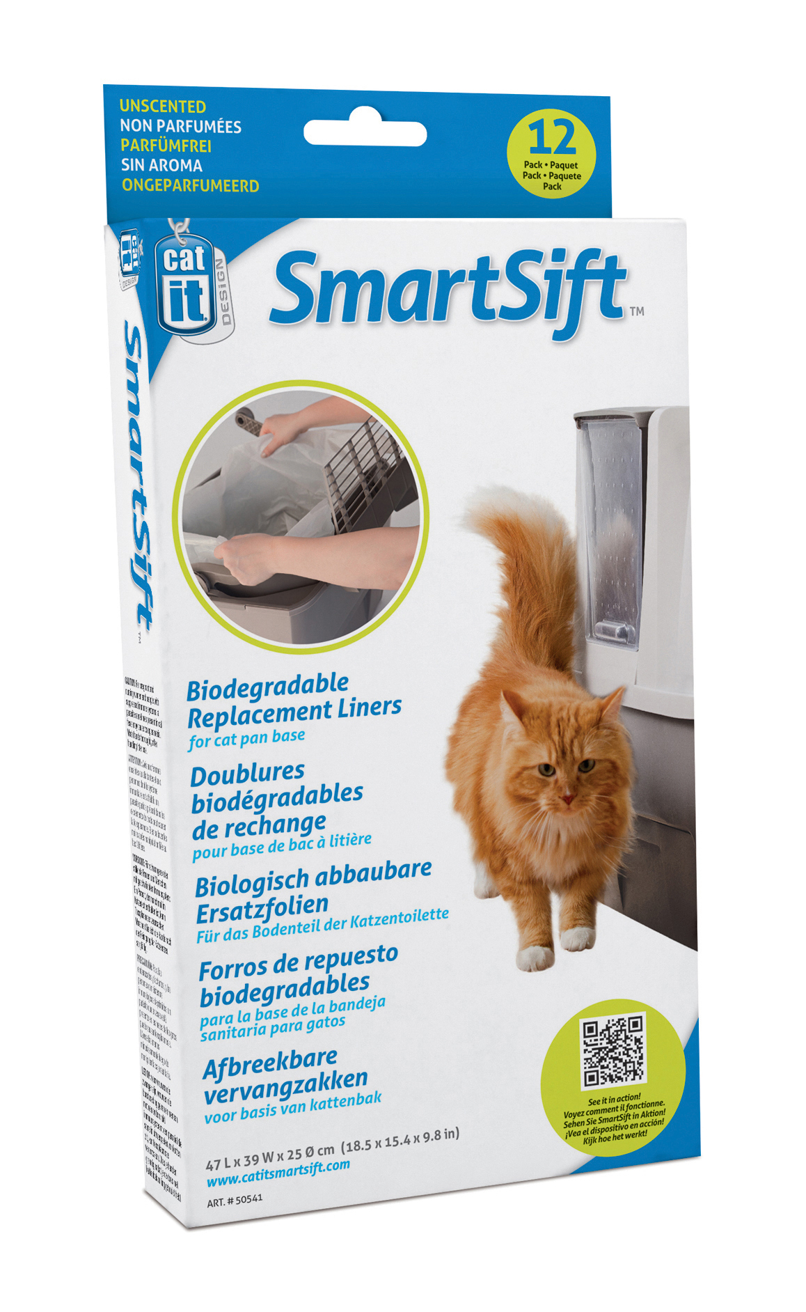 SmartSift Replacement Liners for Cat Pan Base 47 x 39 x 25 cm