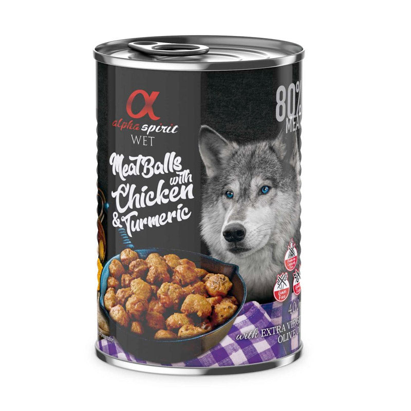 Wet Food Meat Balls with Chicken and Turmeric 400grms