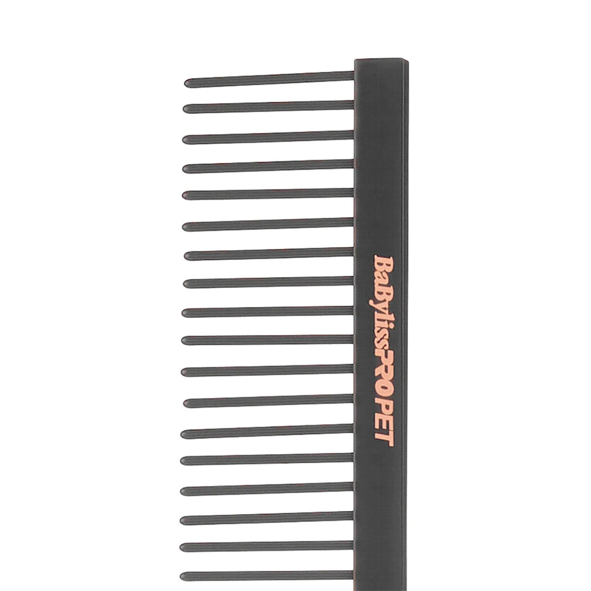 BaByliss PRO PET Rose Gold/Black Dog Comb - Medium