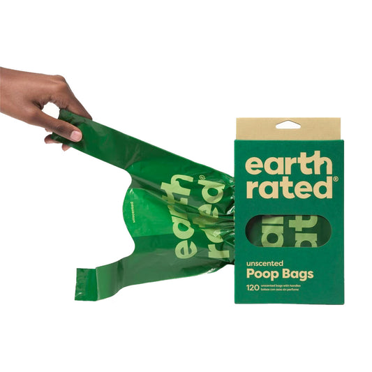 Earth Rated Easy-Tie Handle Poop Bags - 120 bags