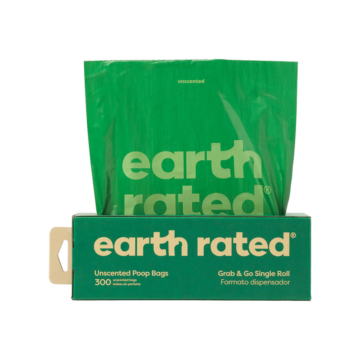 Earth Rated Dog Poop Bags - Bulk Single Roll ( 300 Bags)