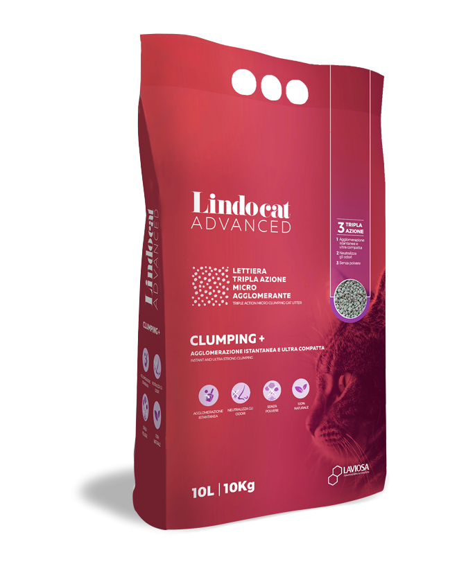 Natural Bentonite Lindocat Advanced Clumping + (Fragrance-free) 10 L
