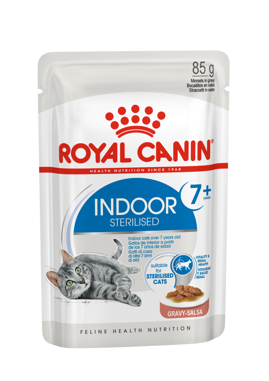 Royal Canin Feline Health Nutrition Indoor 7+ (Wet Food - Pouches) 12 x 85 g