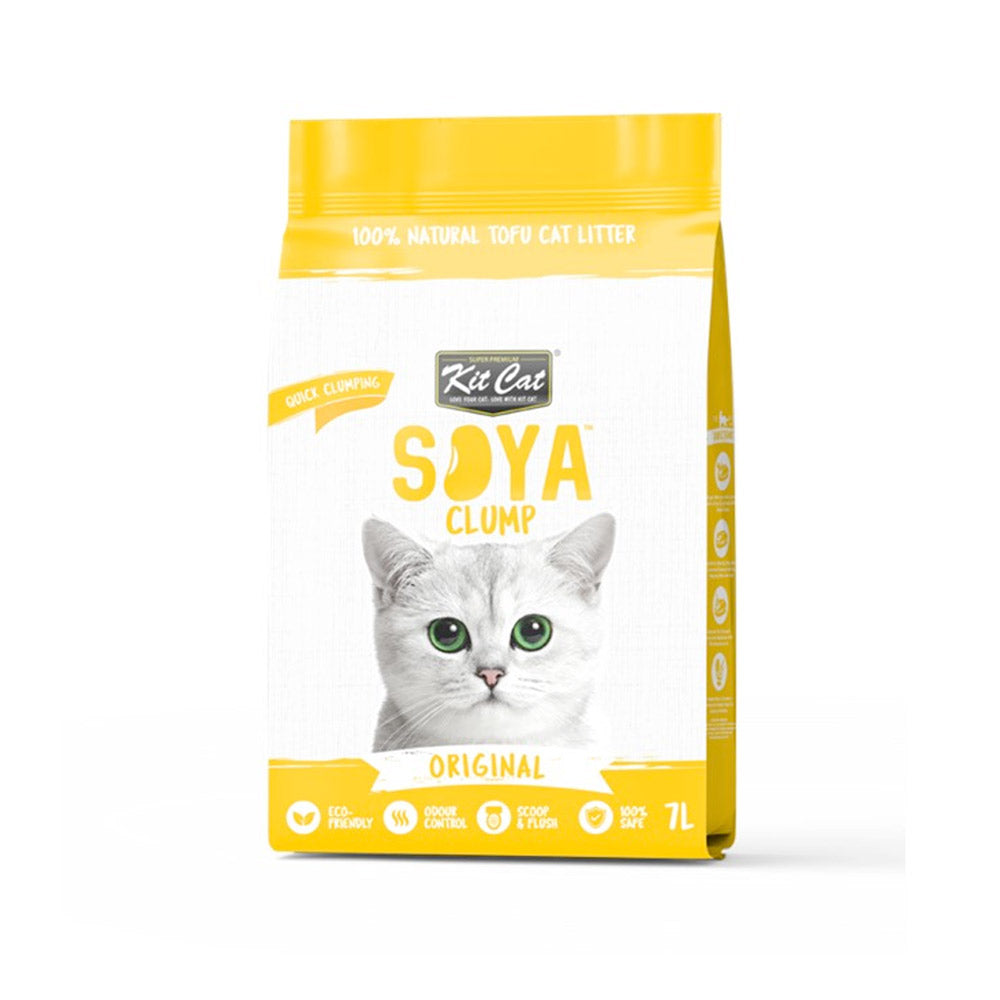 Kit Cat Soya Clump Soybean Litter - Original 7L(1 Box – 6pcs)