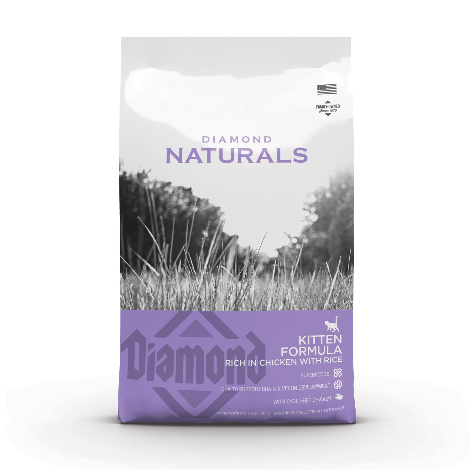 Diamond Naturals Kitten Chicken  &  Rice Formula  2.72Kg