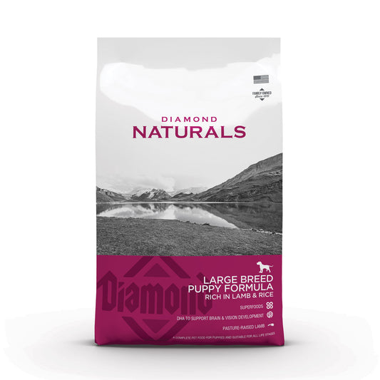Diamond Naturals Large Breed Puppy Lamb  &  Rice Formula - 15kg (33 lbs)