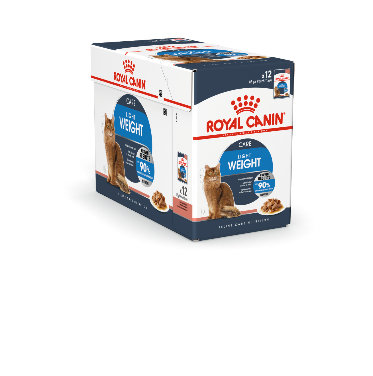 Royal Canin 12 x 85 gm Feline Care Nutrition Light Weight Care (Wet Food Pouches)