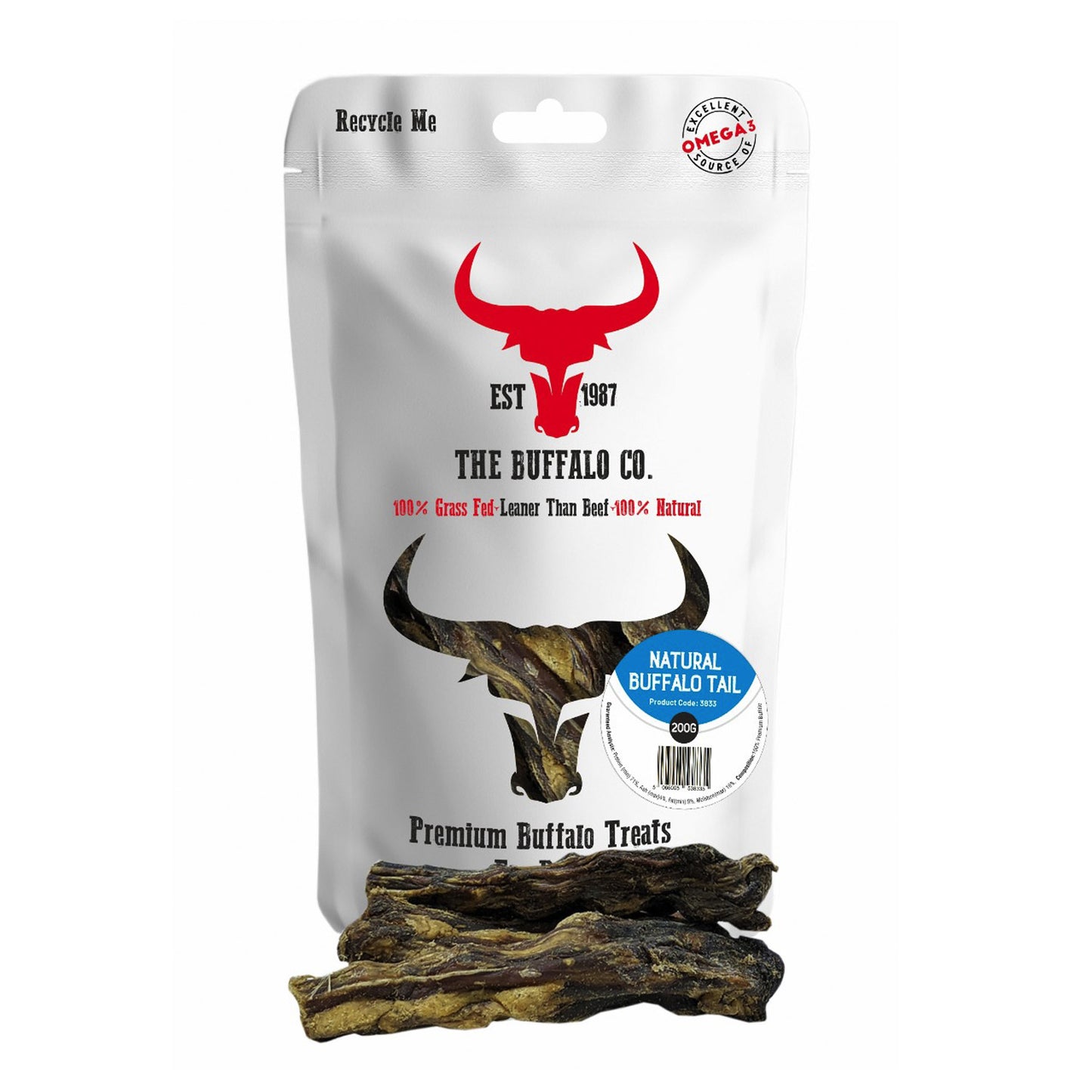 Natural Buffalo Tail 200g