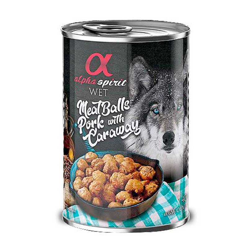 Wet Food Meat Balls with Pork & Caraway 400grms