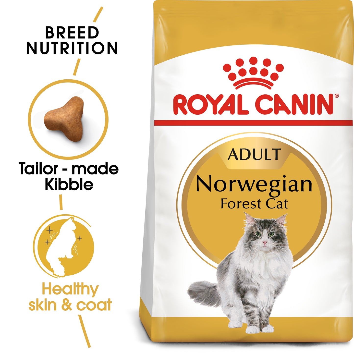 Royal Canin 2 kg Feline Breed Nutrition Norwegian Forest Cat Adult