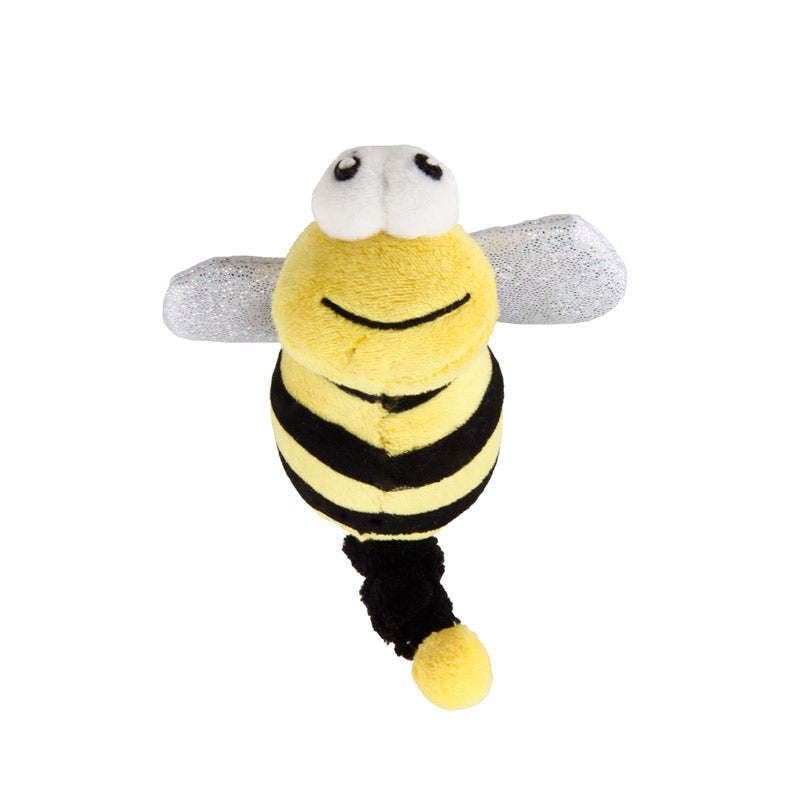 Vibrating Running Bee with Catnip inside - Yellow
