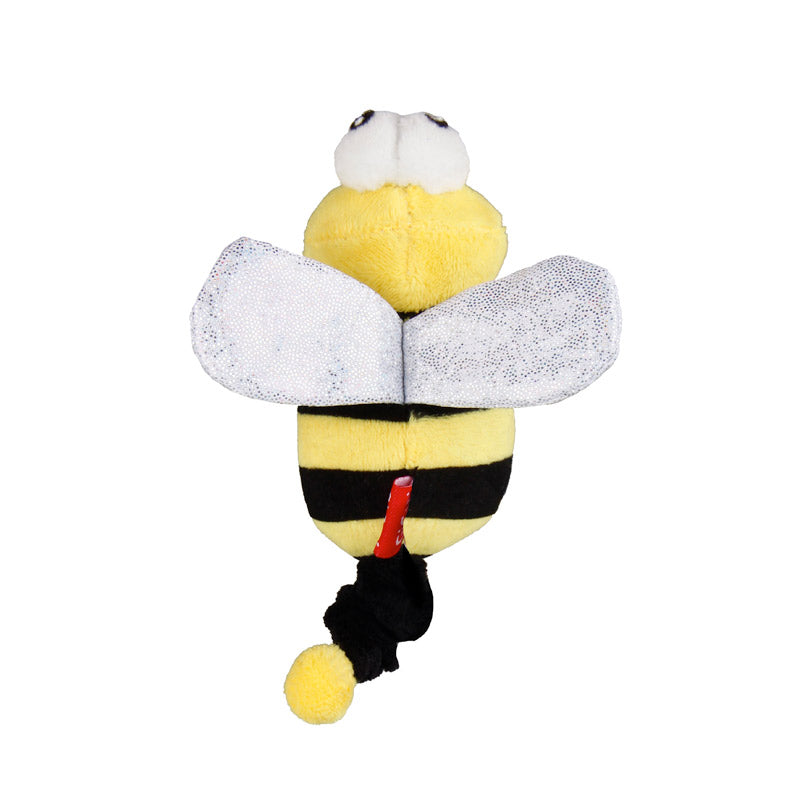 Vibrating Running Bee with Catnip inside - Yellow