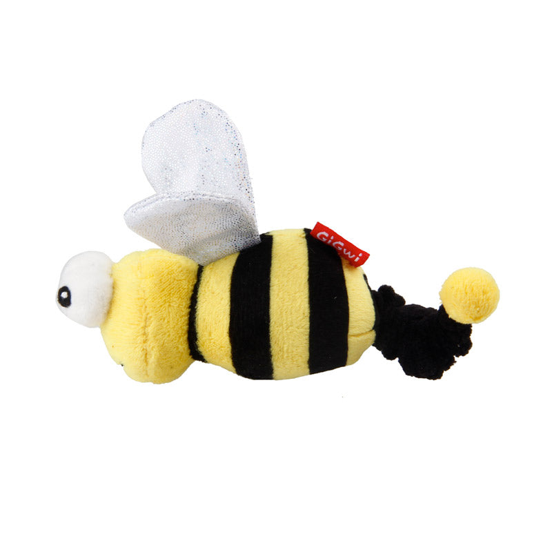 Vibrating Running Bee with Catnip inside - Yellow