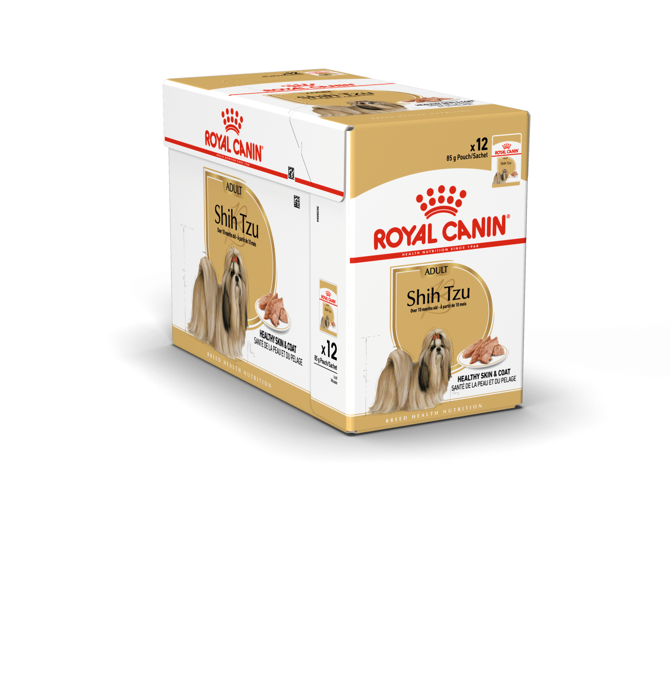 Royal Canin 12 x 85 gm Breed Health Nutrition Shih Tzu (Wet Food Pouches)