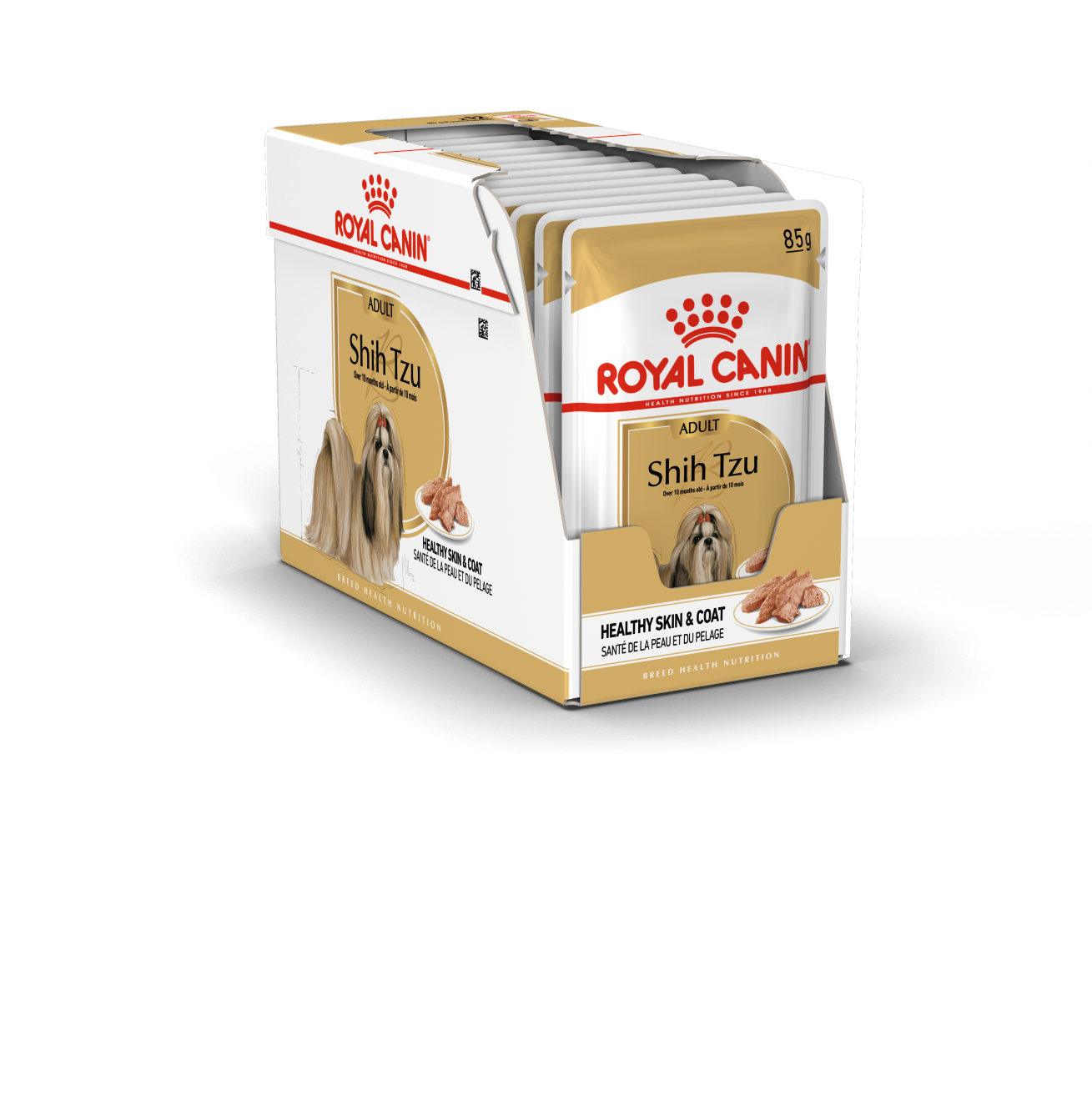Royal Canin 12 x 85 gm Breed Health Nutrition Shih Tzu (Wet Food Pouches)