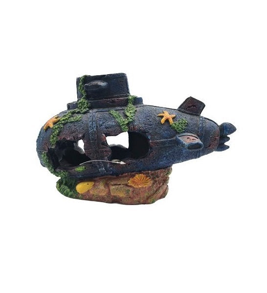 Hugo Kamishi Broken Sub Aquarium Decor