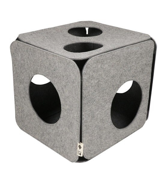 D&D Home I Love Happy Cats Nala Felt Play Cube