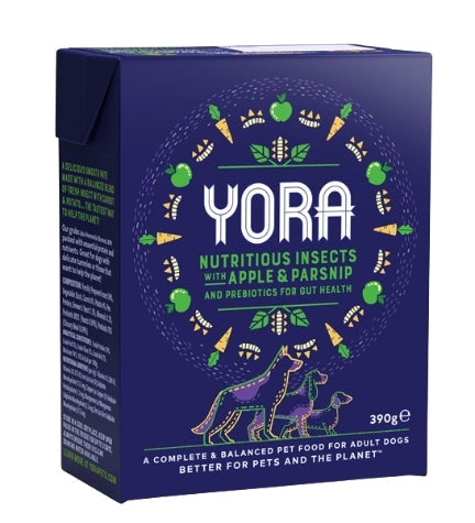 Yora Pet Foods Nutritious Insect Pate Apple & Parsnip Wet Dog Food
