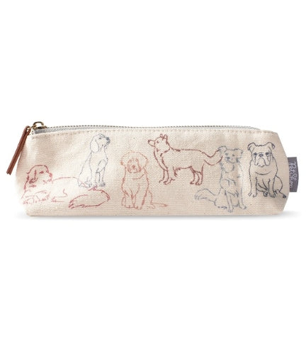 PetShop by Fringe Studio Thoughtful Dogs Canvas Pencil Case